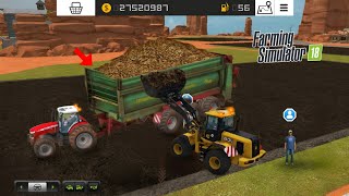 Fs18 Cultivation & How to Apply Cow Dung Gameplay! Farming Simulator 18 Timelpase #fs18
