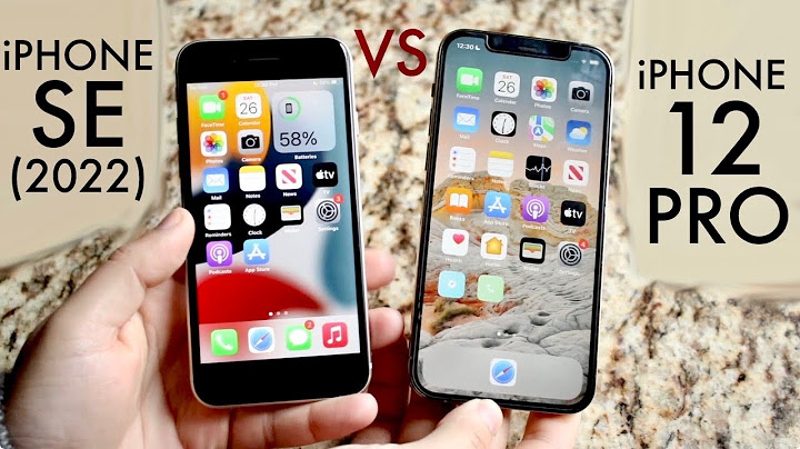 IPhone SE 2022 vs iPhone 12