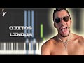 Bad Bunny (ft. Bomba Estéreo) - Ojitos Lindos | Piano Tutorial / Partitura / Karaoke / MIDI