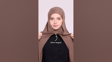 Instant Jersey Hijab w/ Built-in Magnets #instanthijab #hijabtutorial #modestfashion