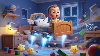La Cama de Juguete se Convierte en Nave Cohete Espacial 🚀 Canciones Infantiles y Rimas para Niños