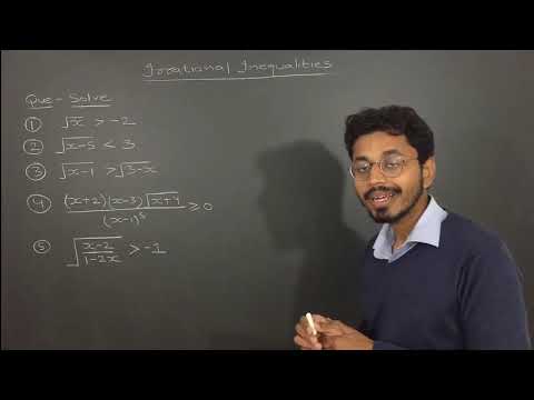 Video: How To Solve Irrational Inequalities