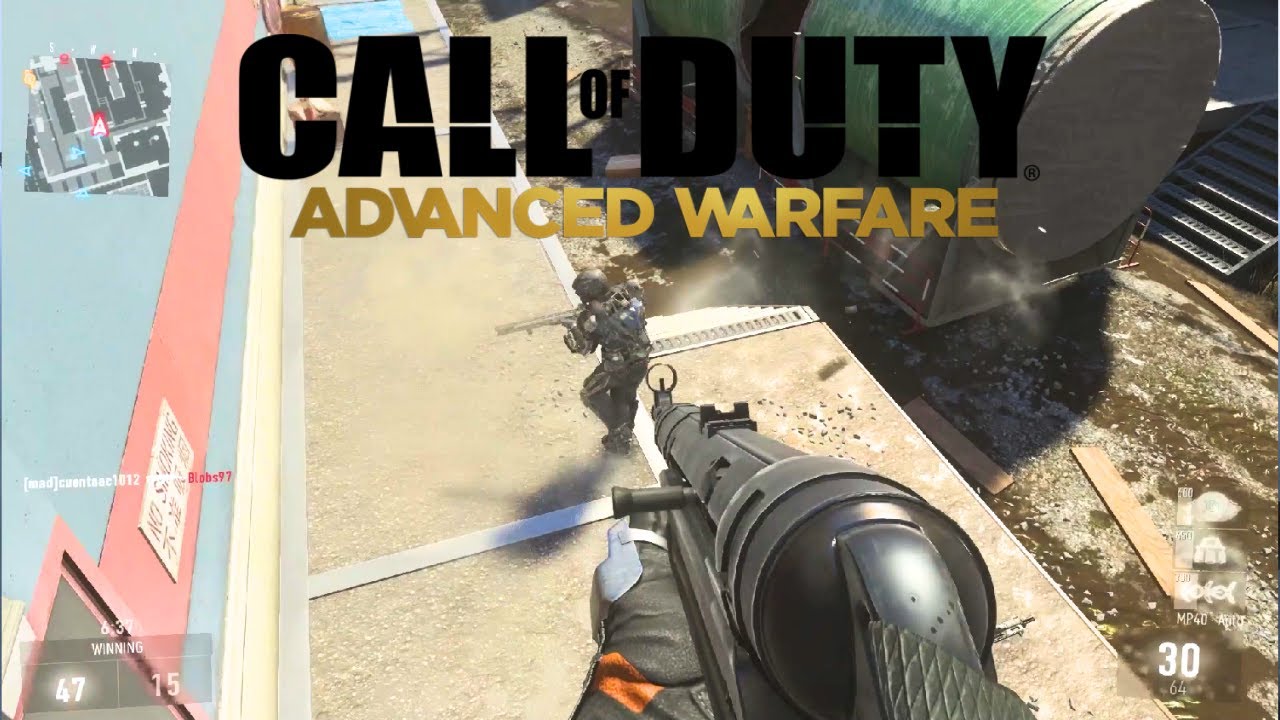 the Advanced Warfare MP40...