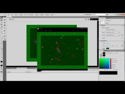 How to make a top down zombie shooter game in flash as2 - PART 1