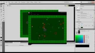 How to make a top down zombie shooter game in flash as2 - PART 1 screenshot 4