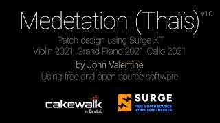 Meditation (Thaïs) - Violin 2021 - patch demo in Surge synth screenshot 5