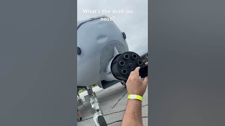 What’s the dent on nose?