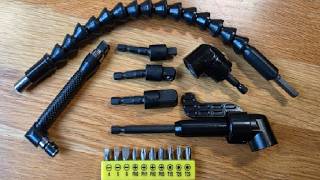 17Pcs Flexible Drill Bit Extension Set with Strong Magnetic Bit Holder Review