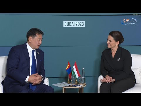 President Khurelsukh Meets Hungarian President Katalin Novák