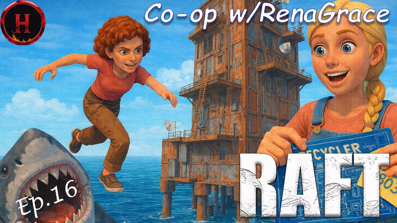 🗺️ Наконец-то прогресс в сюжете RAFT! 🦈 | RAFT [Эпизод 16]