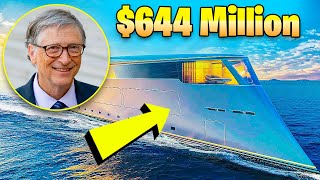 Bill Gates' $644 Million Hydrogen Powered Superyacht | Billionaire's Yachts🤑