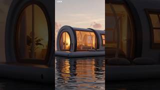 Floating Dream House on Water YouWon’t Believe This Cozy Setup!#shortvideo #shortsfeed #viralvideo