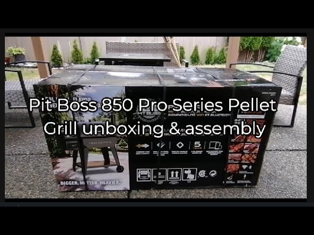 Pit Boss Pro Series 850-Sq in Hammertone Pellet Grill with smart  compatibility in the Pellet Grills department at