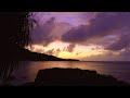 【自然音】南の楽園　沖永良部島　黄昏時の海岸（作業、勉強、睡眠、1/fゆらぎ、癒し、リラックス）