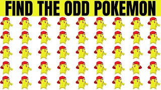 Find The ODD Pokemon | Brain Game for Kids