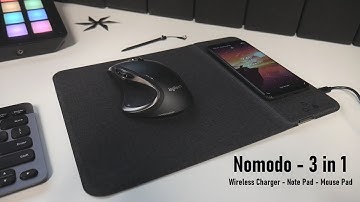 Nomodo: Write notes, Charge your phone & use as a Mouse Pad! #3in1