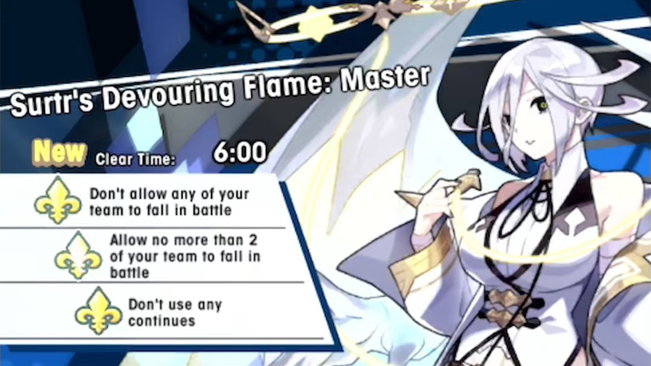 Dragalia Lost - Sinister Dominion | Surtr's Devouring Flame: Master (Co-op) [Full Clear]