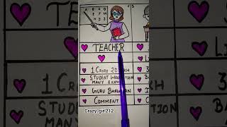 Comment your favourite teacher name ❓#drawingideas #2026 #viral