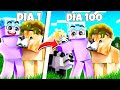 SOBREVIVENDO 100 DIAS em UM ZOOLÓGICO no MINECRAFT !!