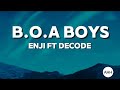 B.O.A BOYS - Enji ft Decode| Lyrics music video | Arunachal Rappers | @AHH680