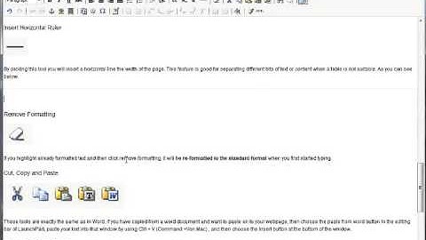 using the editing bar with LaunchPad