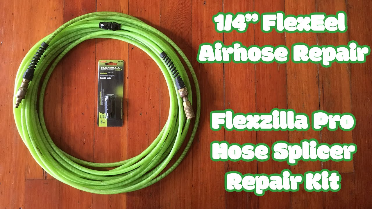 1/4 Inch FlexEel Air Hose Repair - Flexzilla Pro Hose Splicer Kit - POV  GoProHero 9 