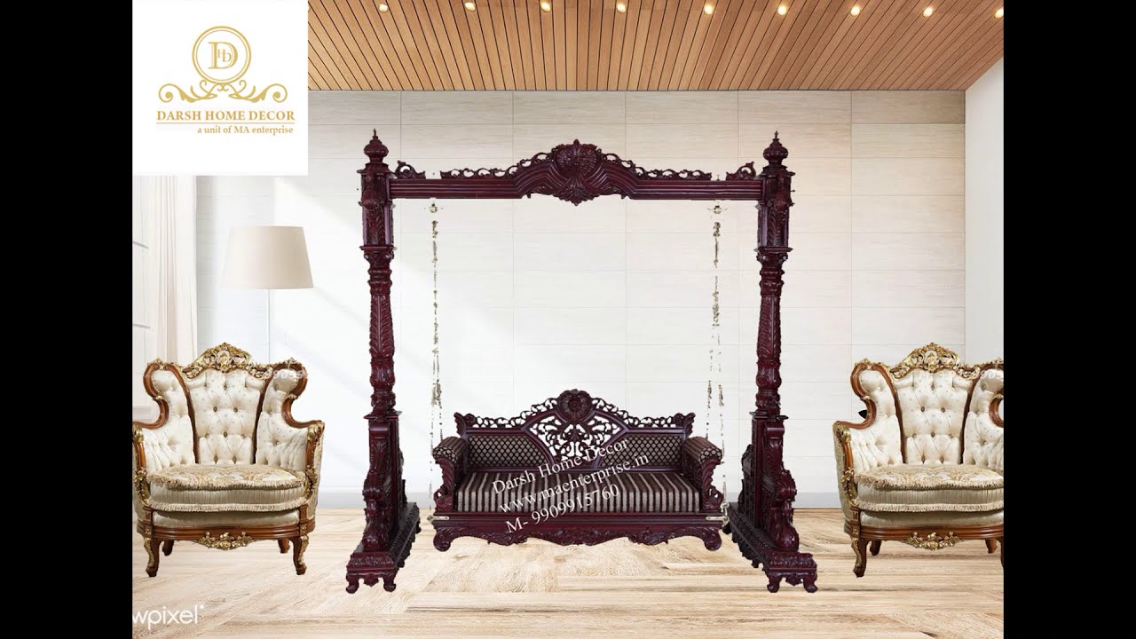 Indoor Wooden Swing For Living Room | Jhula For Home