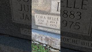 Cora Belle Jackson Lee     June 2, 1883-January 7, 1975 #familytree #rip #cemeteries #graves