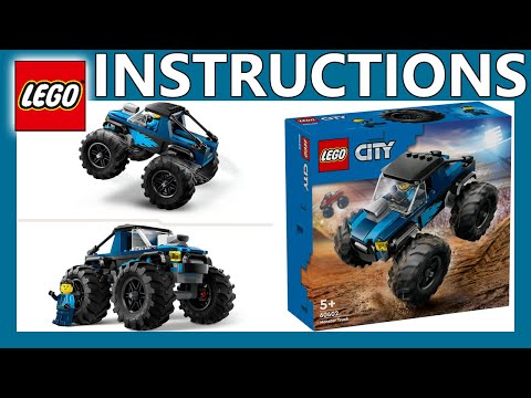 LEGO Instructions | Blue Monster Truck | 60402 | LEGO City 2024