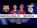 BARCELLONA - BENFICA | CHAMPIONS LEAGUE 2024/25 - DIRETTA LIVE TELECRONACA, STATISTICHE &amp; CAMPO 3D