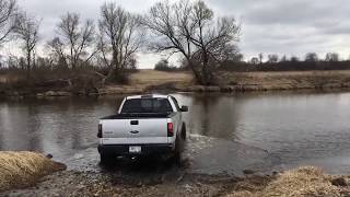 F150 Drives through creek!