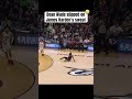 Wade slipped in the same spot Harden fell 😳