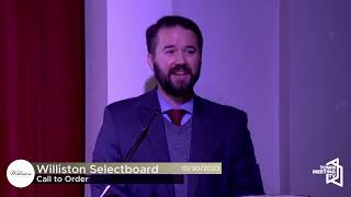Williston Selectboard - 10/30/2023