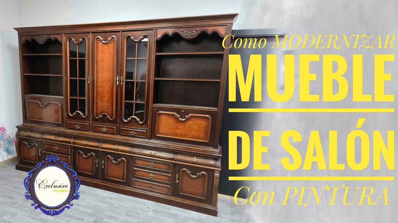 MODERNIZAR  un Mueble de Salon con PINTURA - Pintar BOISERIE