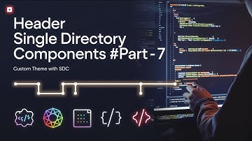 Header Component in Drupal Using SDC (Single Directory Component) for a Custom Theme #drupaltheme