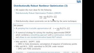 OWOS: Michael Ulbrich - "Approximation Scheme for Distributionally Robust Nonlinear Optimization"