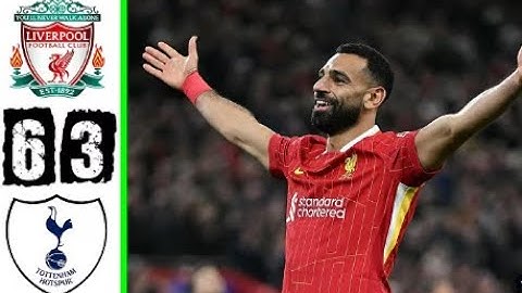 Liverpool vs Tottenham 6-3 All Goals & Highlights 2024 | Salah