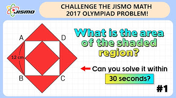 JISMO Math #1 | Geometry - CAN YOU SOLVE IT WITHIN 30 SECONDS?