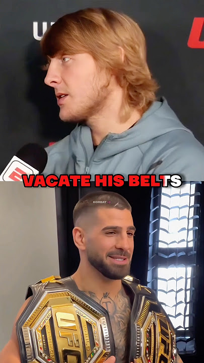 👀Paddy Believes Ilia will Vacate his Belt🏆