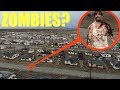 you won't believe what my drone found at this secret desert abandoned Zombie apocalypse ghost town