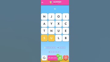 Wordbrain 2 Summer Event Day 20 2020 (Wordbrain 2 Answers)