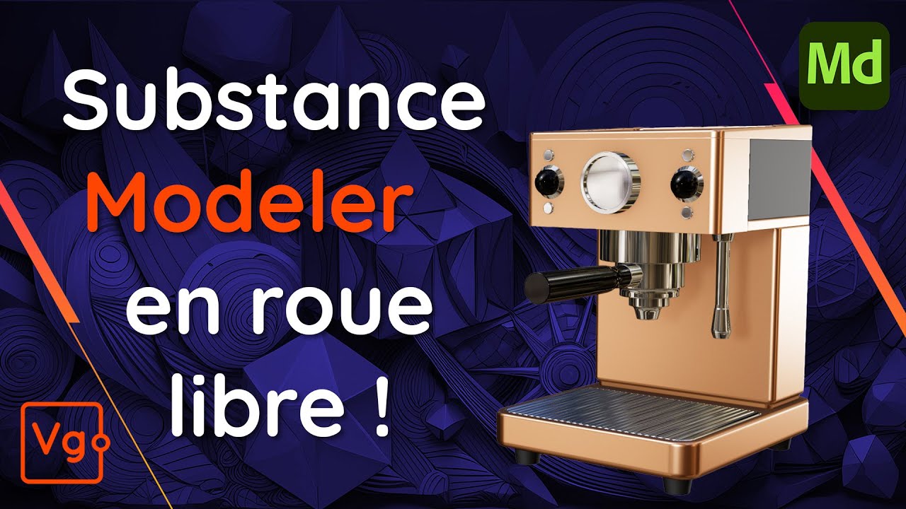 (🇫🇷) 🎨 Session libre avec Substance 3D Modeler  ! (La Pause Café CGVinny #23)