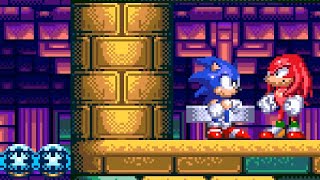 Sonic in Knuckles' levels ⭐️ Sonic 3 A.I.R.