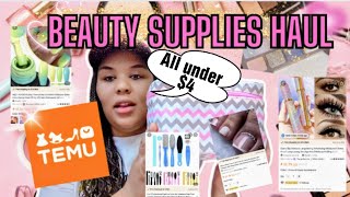 TEMU Beauty Supplies HAUL | All things BEAUTY in one spot | Temu Unboxing and Review