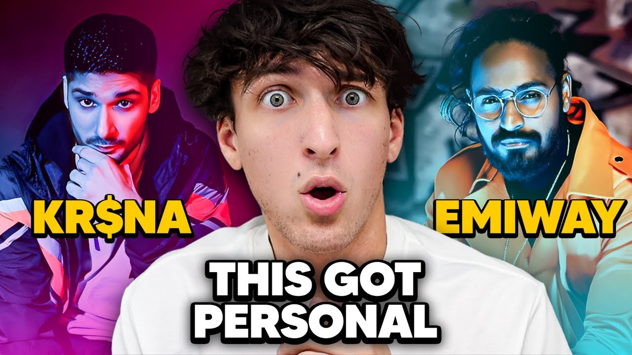 EMIWAY vs KRSNA - This Rap Beef Got PERSONAL 😳 (Reaction)