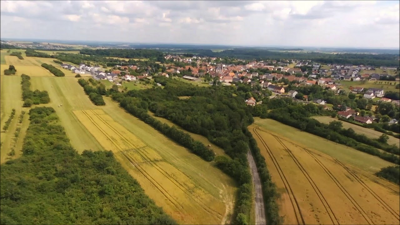 Théding vu du ciel - 24/06/2018 - Les Faucons de Théding - YouTube