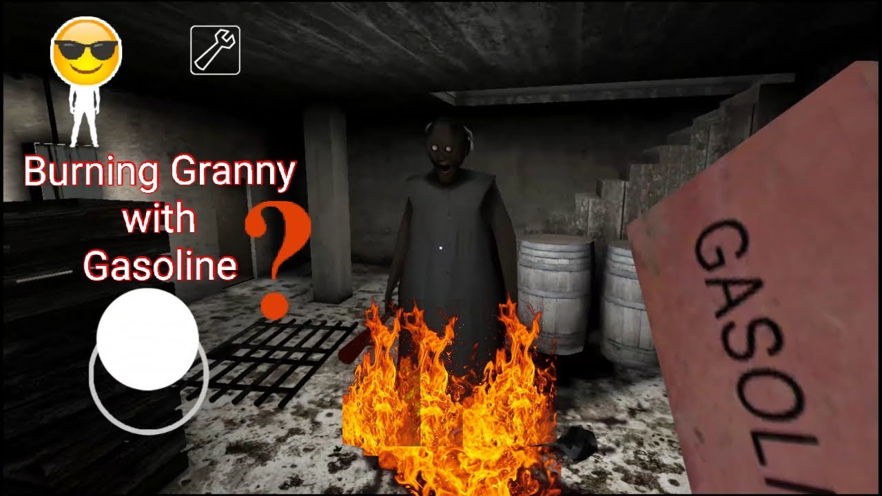 Burning Granny with Gasoline? Granny v1.8 New glitch. Granny is not in