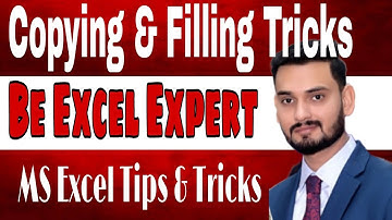 Copying And Filling MS Excel Tricks