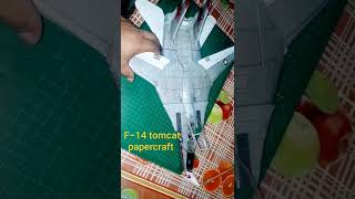 Movimiento De Las Alas F-14 Tomcat Papercraft .