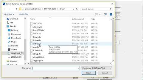 HYPACK - Geodetic Parameters: UK National Grid